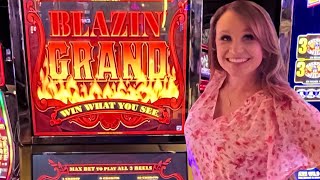 NEW Blazin' Grand Slot Machine in Las Vegas!
