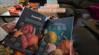 ASMR Let's Get Cozy & Read a Pumpkin Magazine, Friend! 🎃(soft spoken, page turning) screenshot 4