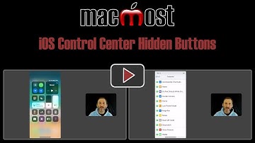 iOS Control Center Hidden Buttons (MacMost #1791)