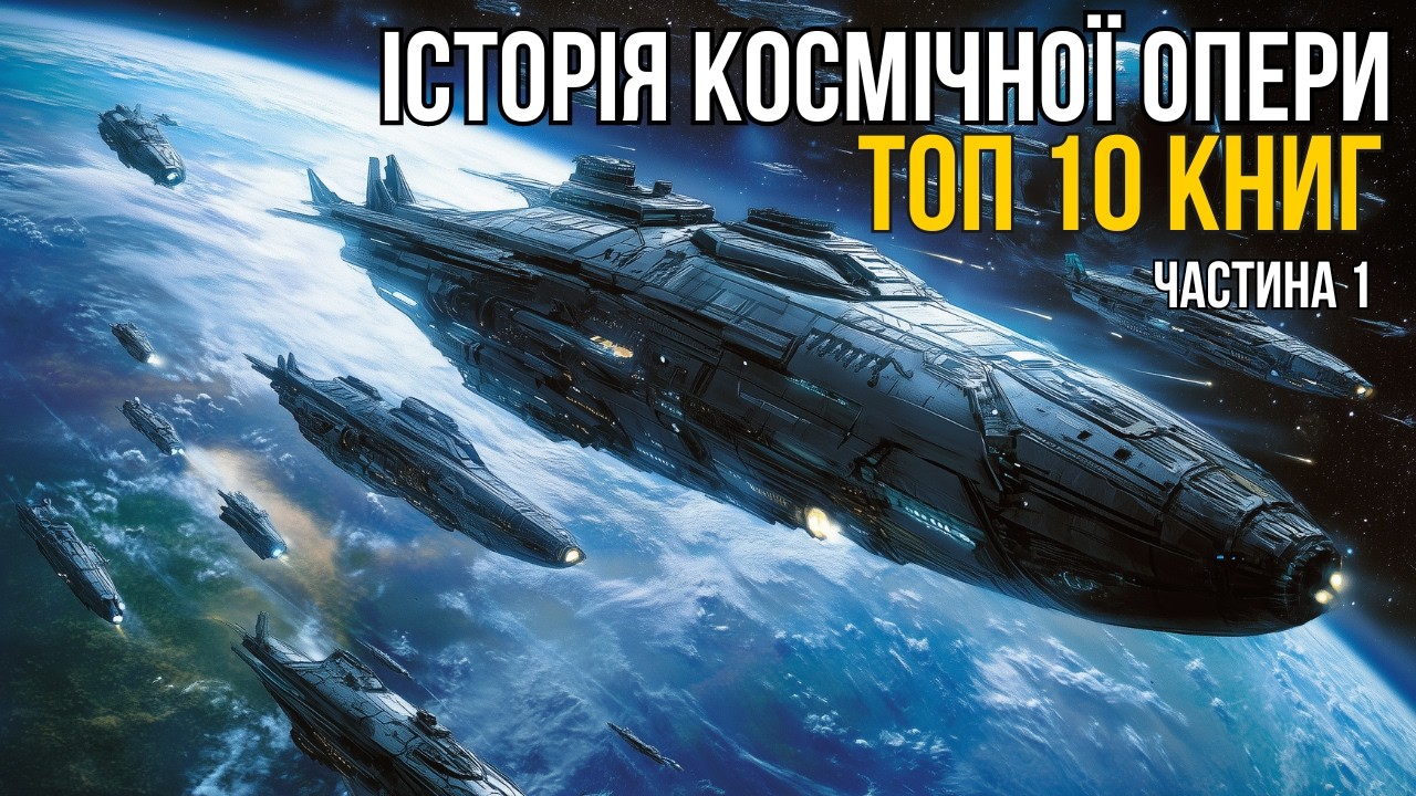Топ 10 найкращих книг космічної опери | Фантастична історія жанру космоопери (частина 1)