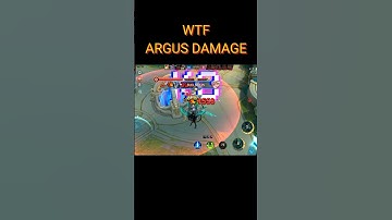 ARGUS DAMAGE BRO 🤫 || ARGUS BEST BRO 😎 #ARGUS #Shorts #MLBB #mobilelegends