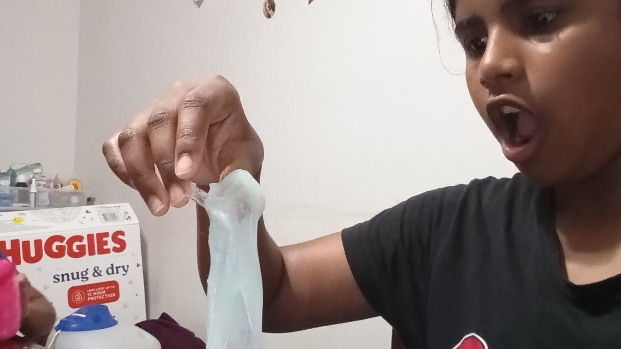 making two ingredient slime (actually works)✨✨✨