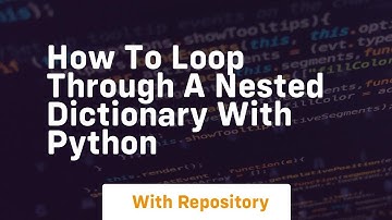 how to loop through a nested dictionary with python