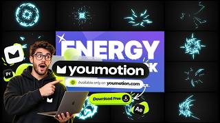Details Energy Elements - Animated Energy FX Pack for After Effects for AI Video (Ae) Free Guide