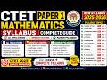 CTET Paper 1 Mathematics Syllabus 2025-2026 | Complete Chapter Wise Syllabus & Important Topics