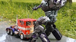 Transformers Optimus Prime VS Megatron Combat Stop Motion Car Toys 트랜스포머 장난감 옵티머스프라임 VS 메가트론 전투 동영상