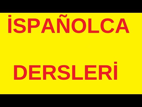 İspanyolca Ders 1