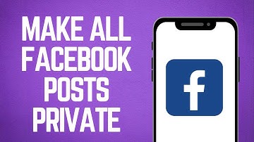 How To Make All Facebook Posts Private | How To 
