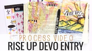 RISE UP DEVO ENTRY | BIBLE JOURNALING PROCESS