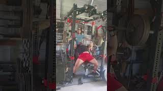 325lb incline bench press plus green elitefts bands for a single.