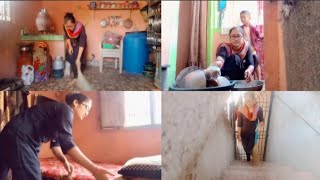 💁Indian Mom Daily morning house cleaning routine 🏡 indian cleaning vlog 💕