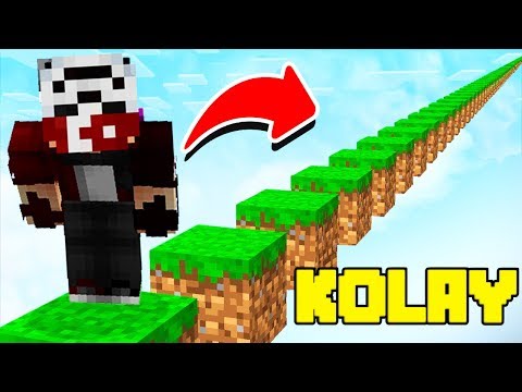 DÜNYANIN EN UZUN NOOB PARKUR HARİTASI - Minecraft