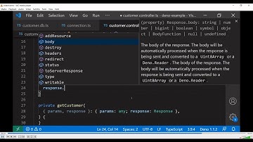 Creating a CRUD operation using Deno REST API and PostgreSQL.