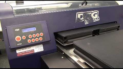 Viper DTG Printer Training Video - Viper Nozzle Check