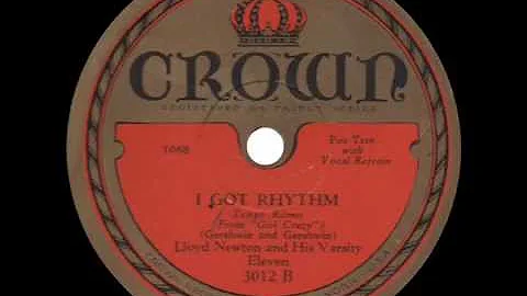 Lloyd Newton and his Varsity Eleven - I Got Rhythm...