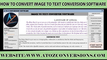 Image To Notepad Converter Software For PC | Online Image To Text Converter Software | 100% Accuracy