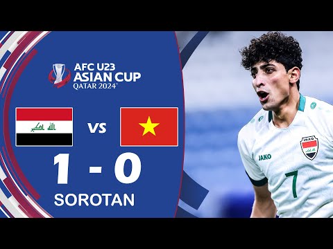 Irak U23 vs. Vietnam U23 1-0 Sorotan | Piala Asia AFC U23 2024