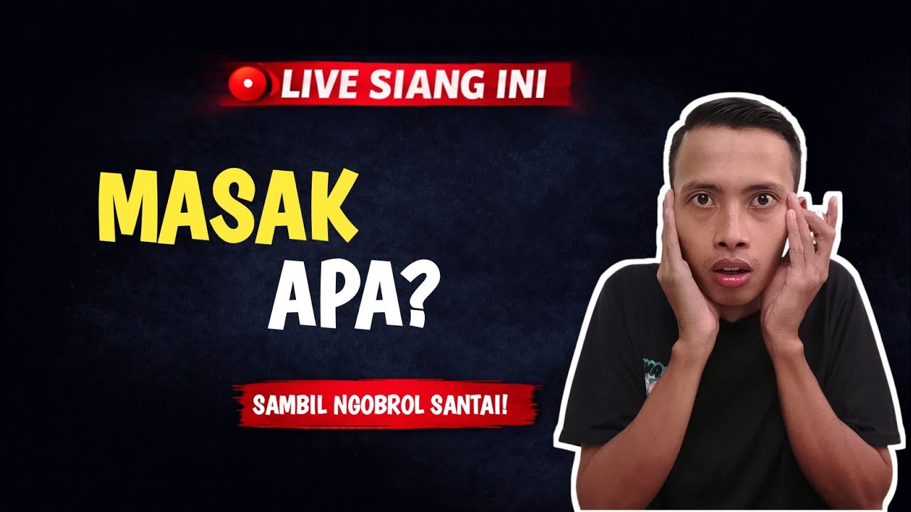 Ojol Tinggal Sendiri | Masak Hemat Sambil Ngobrol (LIVE)