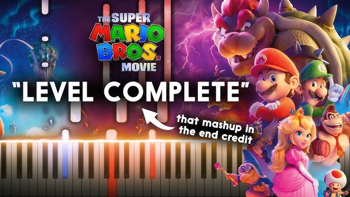 Peaches Piano Solo Super Mario Bro. Movie 2023 Song by -  Portugal