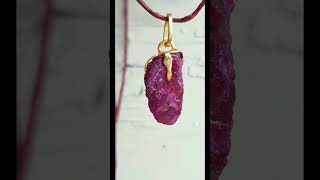 Famous Raw Ruby Pendant Designs Wealth