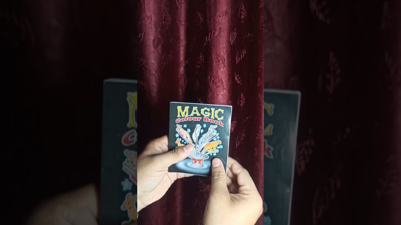 Magic colour book tutorial
