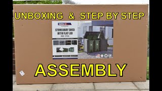 Duramax StoreAway 1200L Plastic Shed - Unboxing & Step by Step Assembly