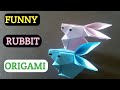 FUNNY RUBBIT- How to fold a paper funny RUBBIT || Kelinci IMUT, ORIGAMI