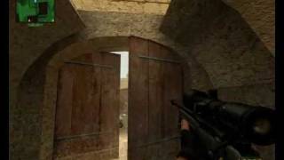 Counter-Strike : Source - Scary Glitch AWP shoots 2times in 2 sec