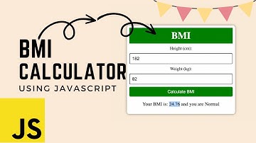 📏 Basic BMI Calculator | JavaScript, HTML & CSS Project | Calculate Body Mass Index 🚀| (Hindi/Urdu)