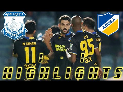 APOLLWN APOEL 1 1 FULL MATCH HIGHLIGHTS AND GOALS