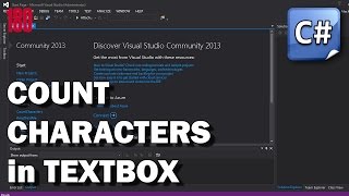 C# Count characters in Textbox