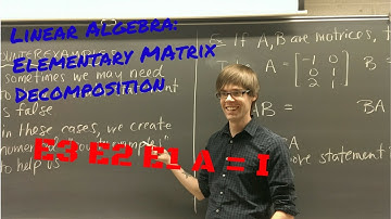 Write matrix as a product of elementary matrices