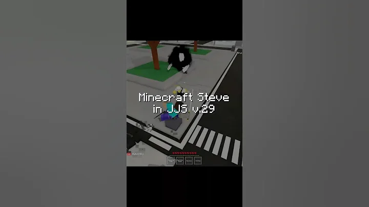 Minecraft Steve in Jujutsu Shenanigans 29 #roblox #jjk #jujutsukaisen #anime #memes #shorts