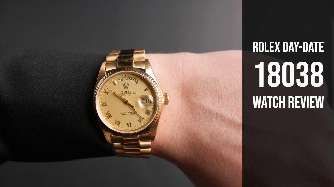 Rolex President Gold Day-Date 18038 