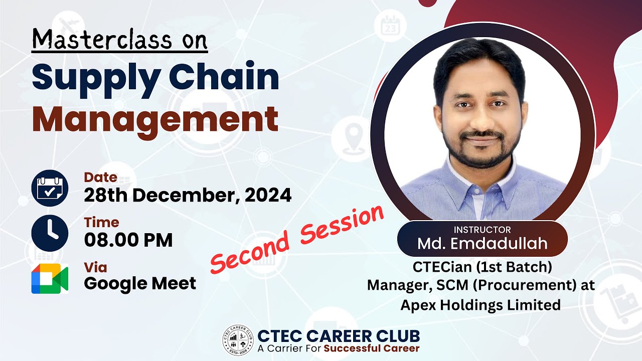 Master Class on Supply Chain Management Part 2 by Engr Md. Emdadullah ...