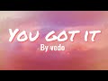 You Got It // By Vedo (lyrics) | It