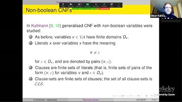 Representing problems to SAT solvers: basic theory, basic questions