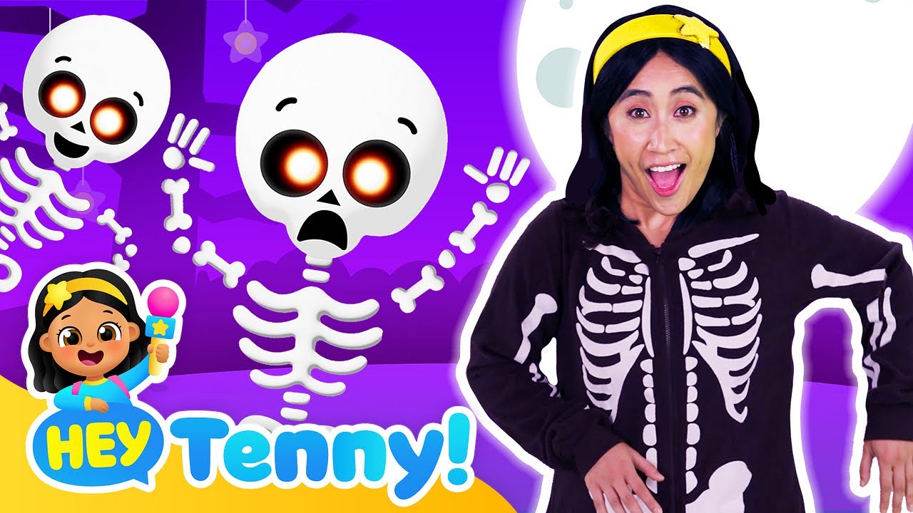 🎃💀 Chumbala Cachumbala Dance | Halloween Nursery Rhymes | Educational Video for Kids | Hey Tenny!