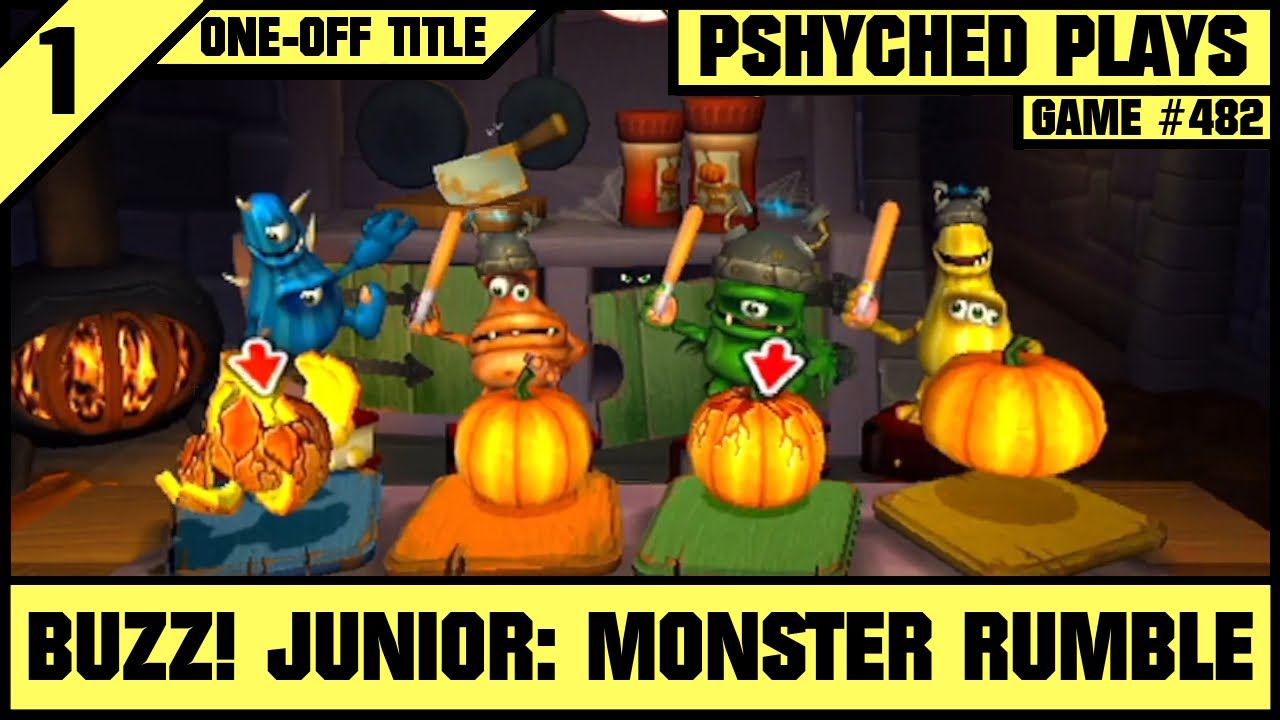 Buzz Junior Monsters Rumble Sur PS2 – Neuf Sous Cellophane, Avec Buzzer