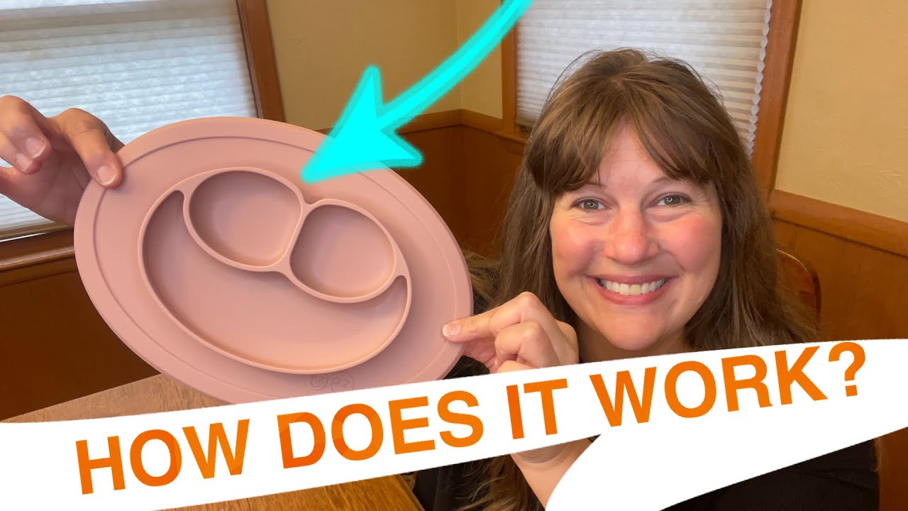 Watch me demonstrate these Ezpz mini mat plates for babies and toddlers