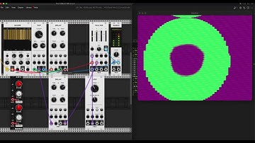 Testing my first Video Module for VCV Rack