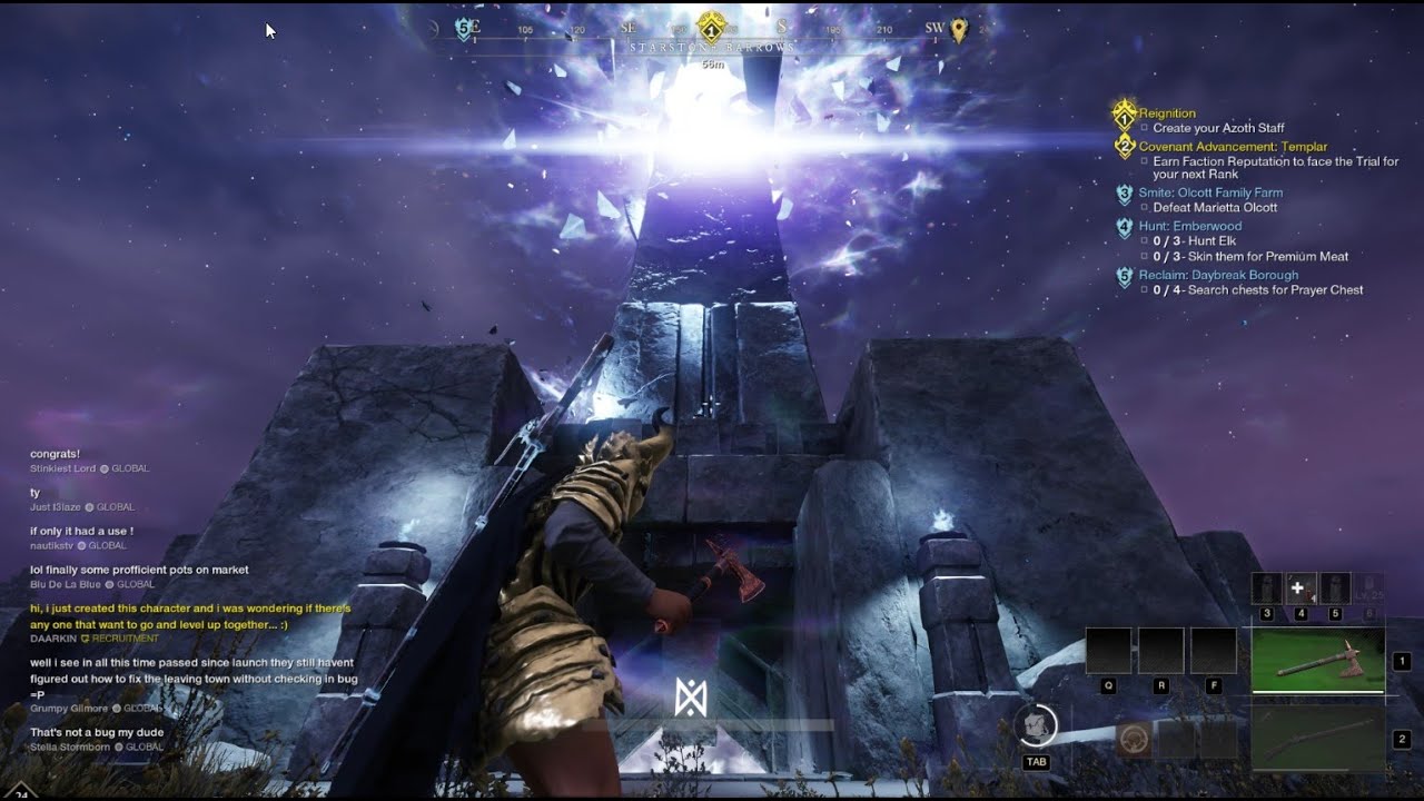 New World Ep 3 Azoth Staff Playthrough YouTube