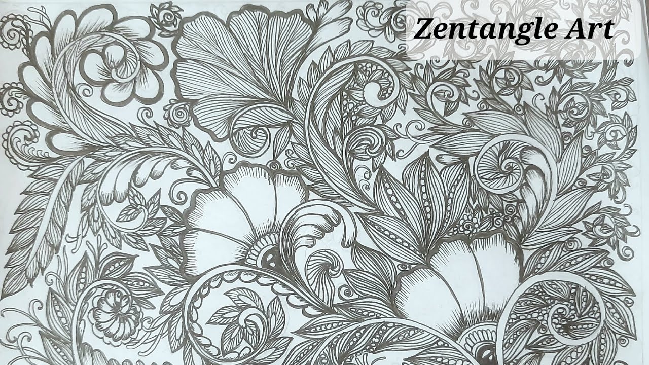 Zentangle Art Patterns Step By Step Zentangle Art youtube zentangle-art-patterns-step-by-step-zentangle-art-youtube