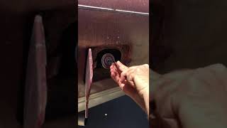 Easiest way to remove a locked metal gas cap!