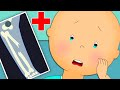 Caillou Breaks a Bone | Caillou Compilations