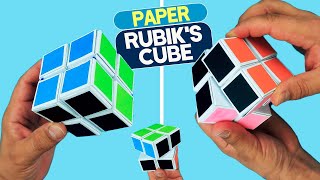 How to Make Paper 2x2 Rubik's Cube. DIY Origami Magic Infinity Cube. Easy paper crafts screenshot 5