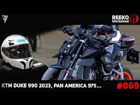 KTM DUKE 990 2023, PAN AMERICA 975, SHOEI OPTICSON ...🛑  REEKO Unchained MOTOR NEWS