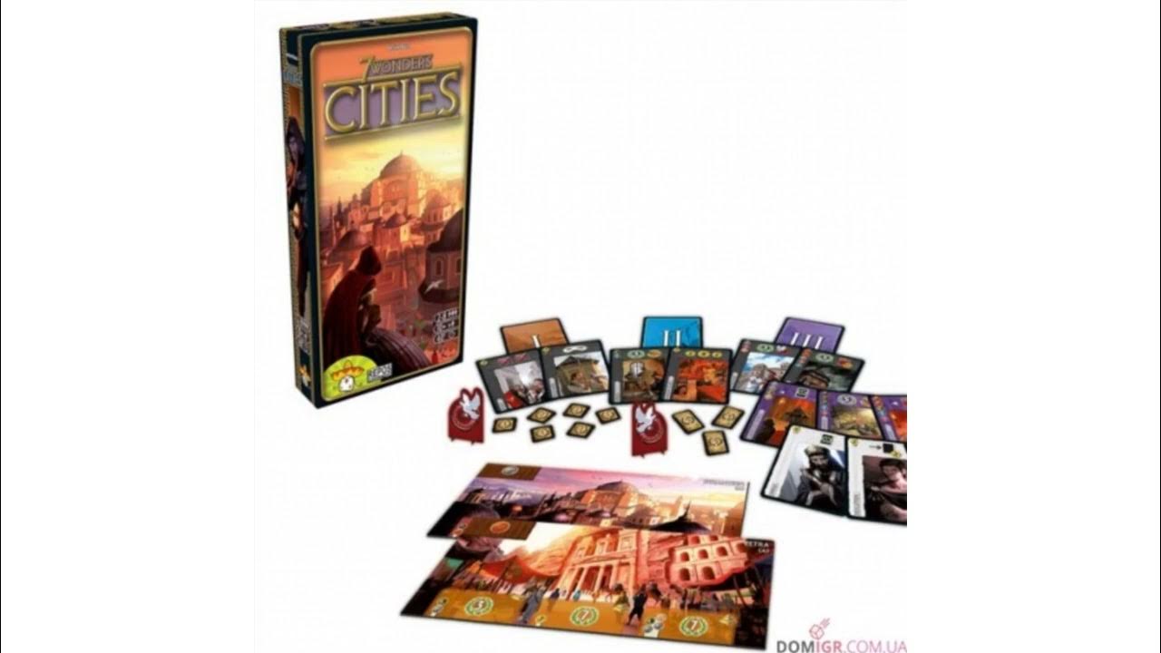 7 wonders cities. Asmodee 7 чудес: города. Игра 7 чудес дополнение. 7 Чудес настольная игра дополнения. Дополнения 7 чудес света настольная игра.