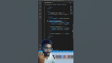 How to create draggable #element #html #tricks #js