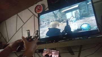 skyline Edge v9 resident evil 4 game test HDMI screen cast NO delay control 855 snapdragon 6ram